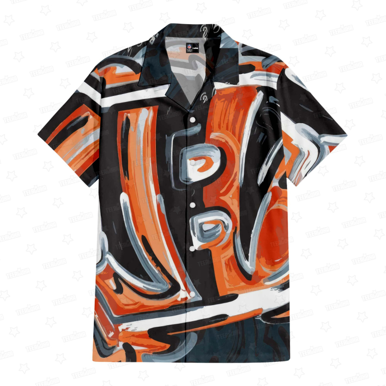 Cincinnati Bengals Oil Painting Art Print Hawaiian Shirt