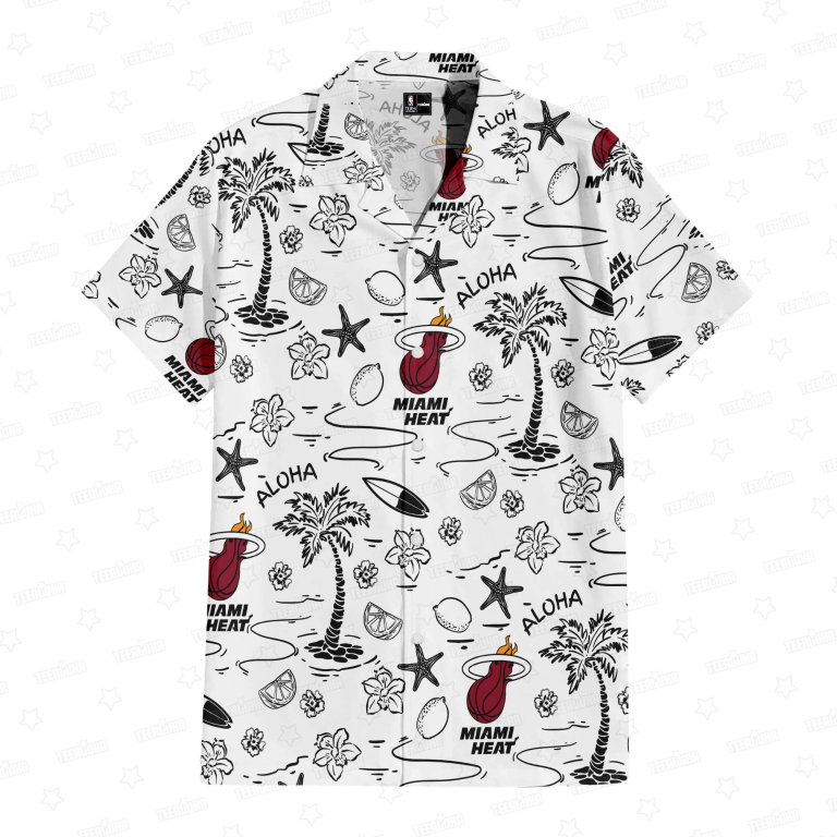 Miami Heat Beachscape Hawaiian Shirt