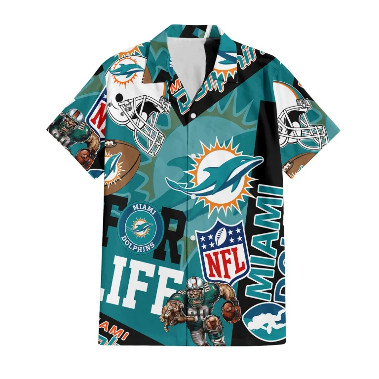 Miami Dolphins For Life Hawaiian Shirt