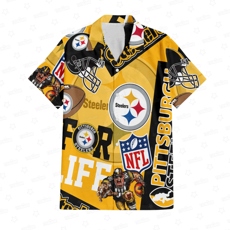 Pittsburgh Steelers For Life Hawaiian Shirt