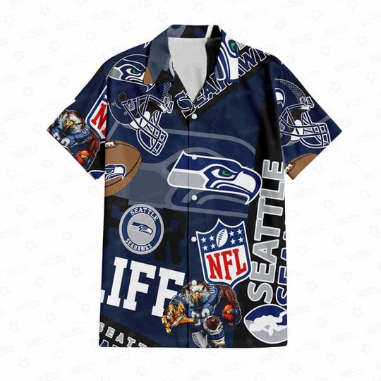 Seattle Seahawks For Life Hawaiian Shirt