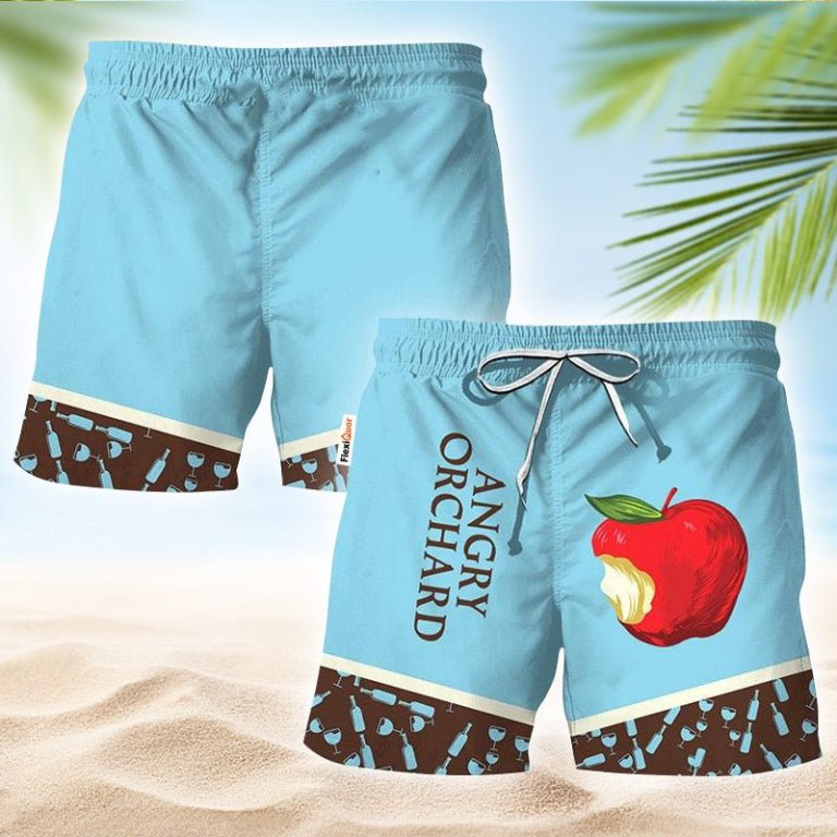 Angry Orchard Glass Bottle Dot Swim Trunks
