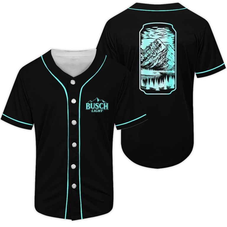 Busch Light Beer Art Baseball Jersey