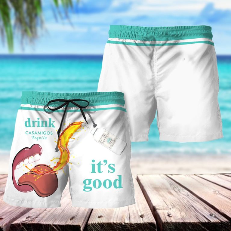 Let's Drink Casamigos Swim Trunks