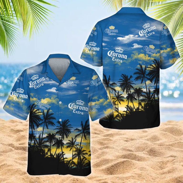 Corona Extra Tropical Sunset Hawaiian Shirt
