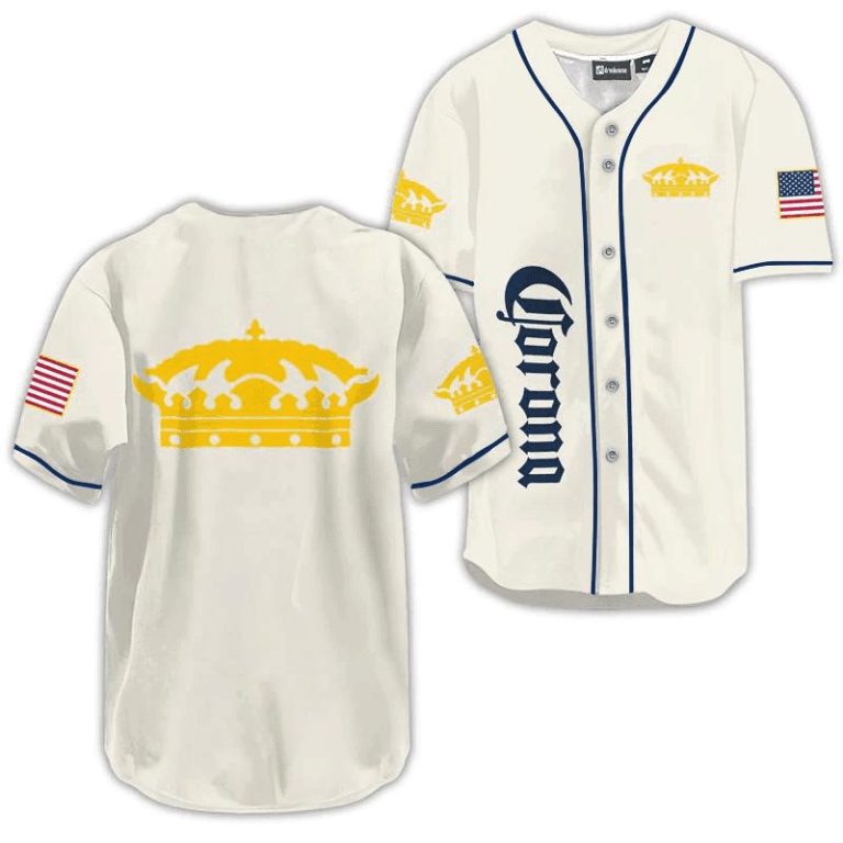 Corona Extra USA Flag Baseball Jersey