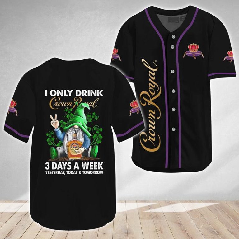 Crown Royal Of Gnome Baseball Jersey