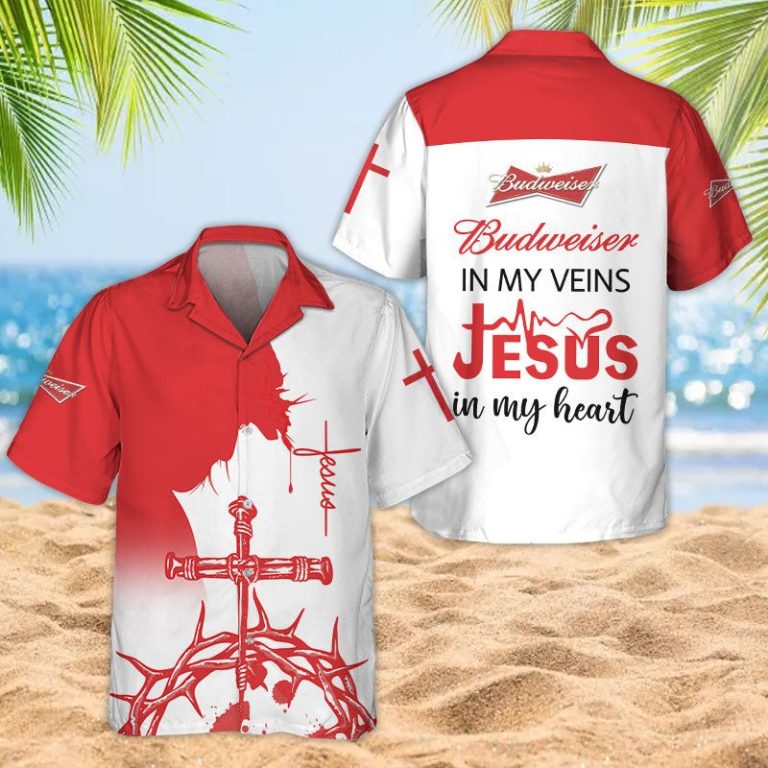 Divine Tropics Budweiser Hawaiian Shirt