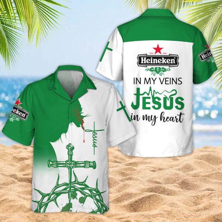 Divine Tropics Heineken Hawaiian Shirt