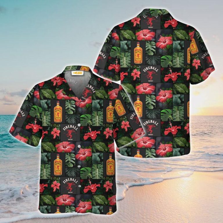 Fireball Flower Hawaiian Shirt