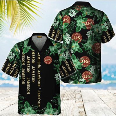 Golden Jameson Flower Hawaiian Shirt