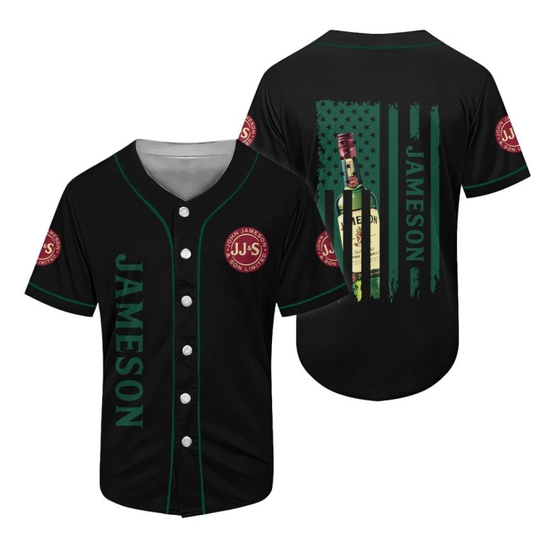 Jameson American Flag Baseball Jersey