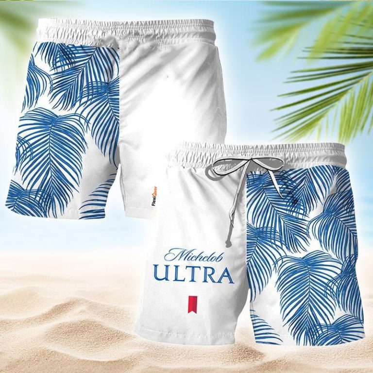 Michelob Ultra Fern Swim Trunks