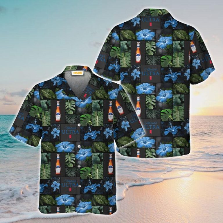 Michelob Ultra Flower Hawaiian Shirt