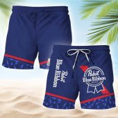 Pabst Blue Ribbon Glass Bottle Dot Swim Trunks 1.jpg - demo10