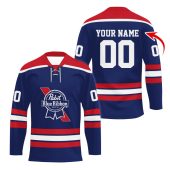 Personalized Pabst Blue Ribbon Color Stripe Hockey Jersey.jpg - demo10
