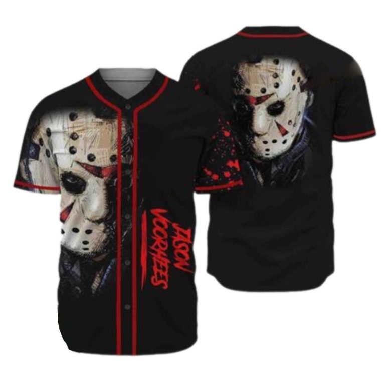 Happy Halloween Jason Voorhees Baseball Jersey
