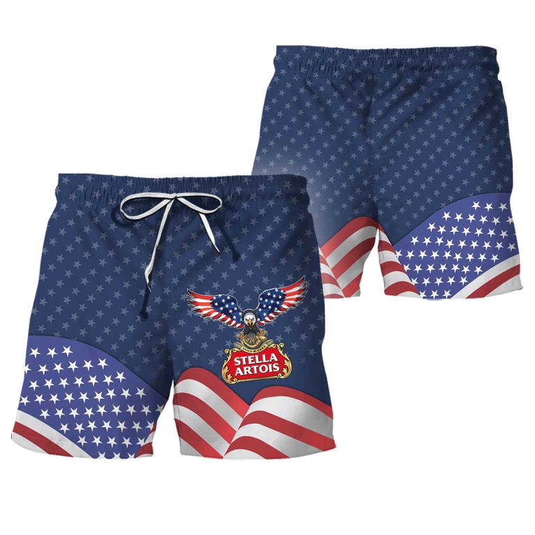 Stella Artois American Eagle Swim Trunks