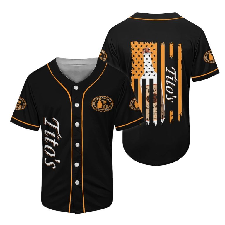 Tito's American Flag Baseball Jersey