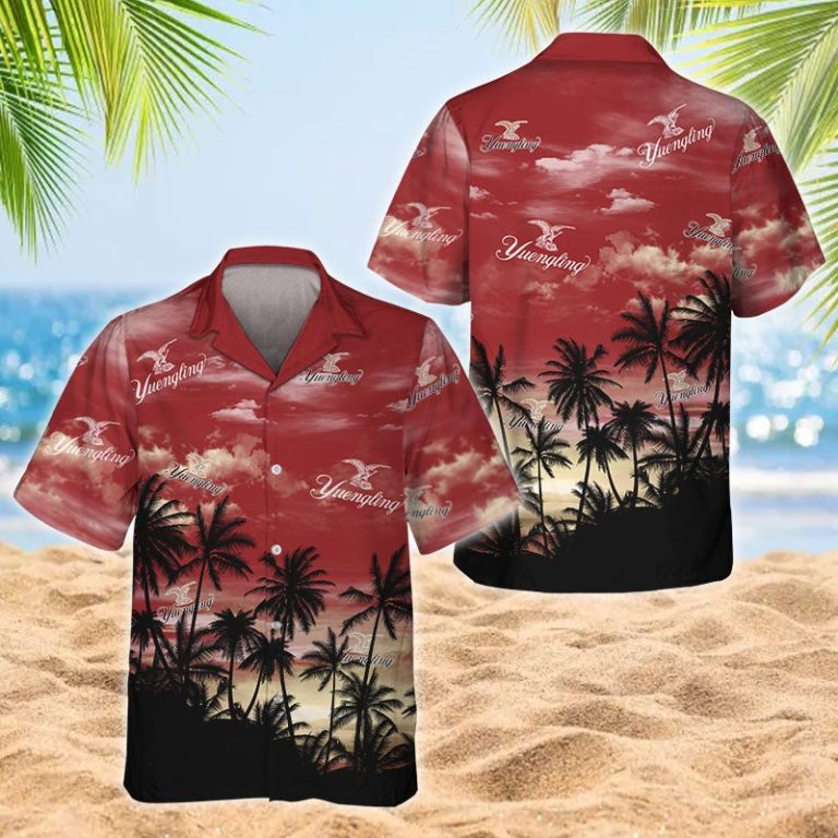 Yuengling Tropical Sunset Hawaiian Shirt