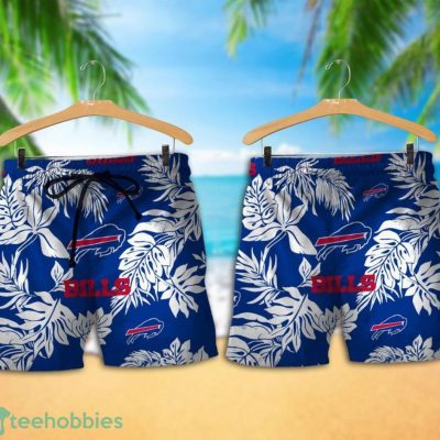 Buffalo Bills Tropical Pattern Combo Hawaii Shirt and Shorts For Fans
