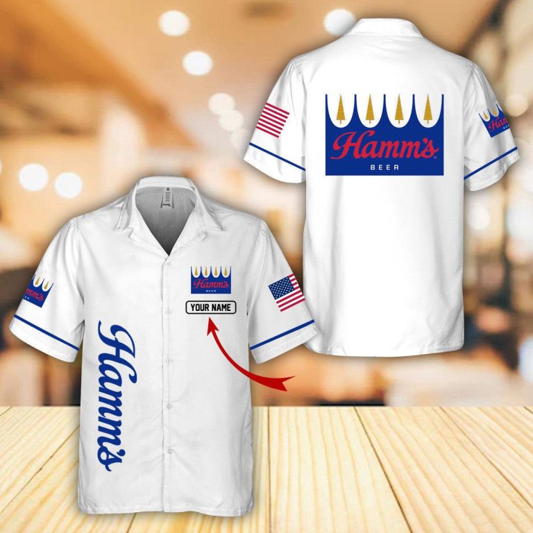 Custom Multicolor Hamm's Hawaiian Shirt
