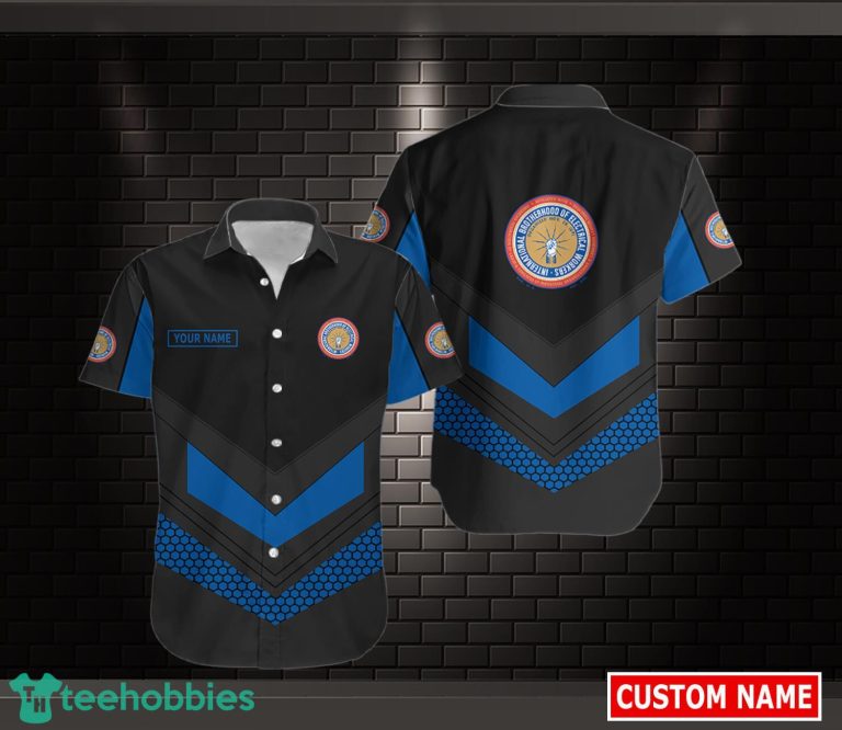 ibew Short Sleeve Hawaiian Shirt Custom Name