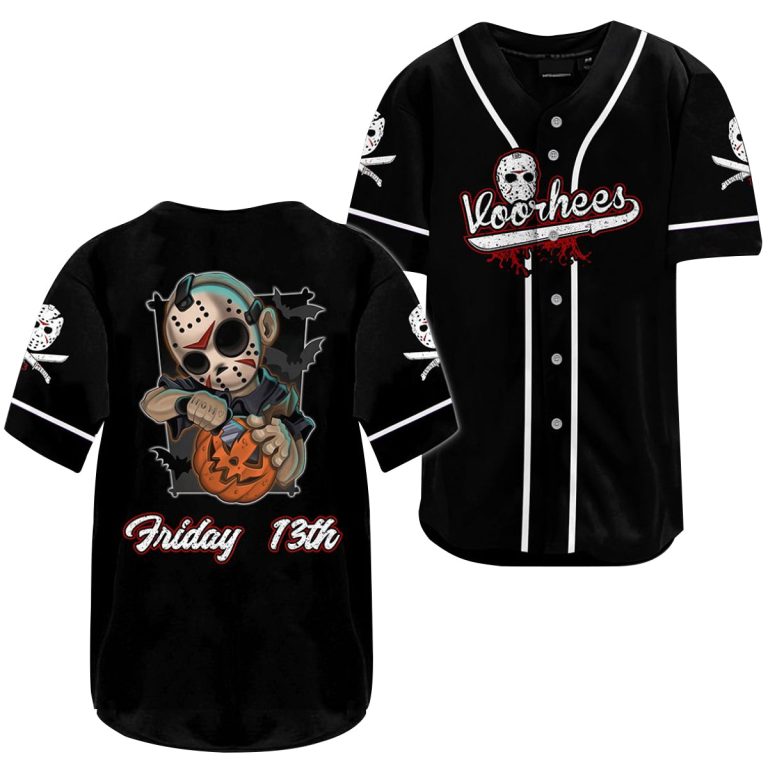 Jason Voorhees Friday 13th Baseball Jersey