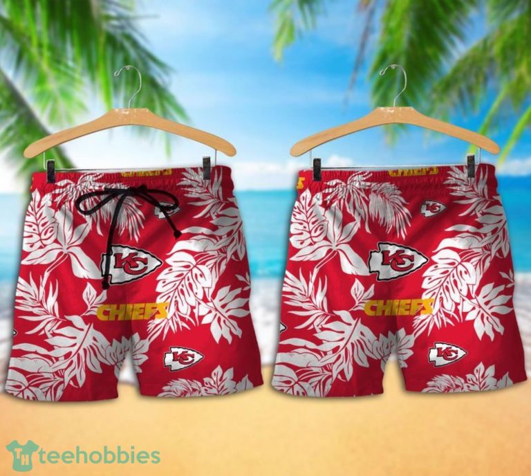 Kansas City Chiefs Tropical Pattern Combo Hawaii Shirt and Shorts For Fans