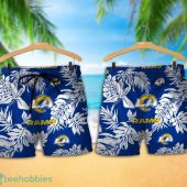 Los Angeles Rams Tropical Pattern Combo Hawaii Shirt And Shorts For Fans - demo10