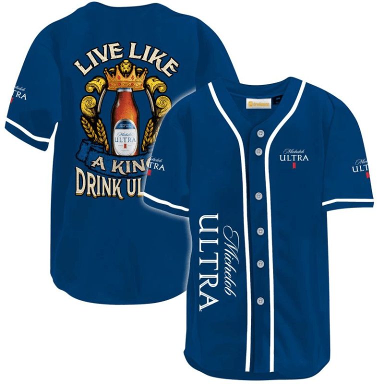 Michelob Ultra Live Like A King Baseball Jersey