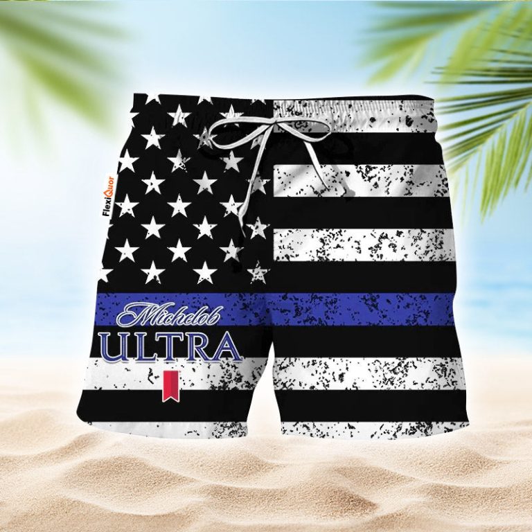 Michelob Ultra USA Flag Swim Trunks