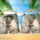 New Orleans Saints Tropical Pattern Combo Hawaii Shirt And Shorts For Fans - demo10