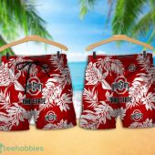 Ohio State Buckeyes Tropical Pattern Combo Hawaii Shirt And Shorts For Fans - demo10