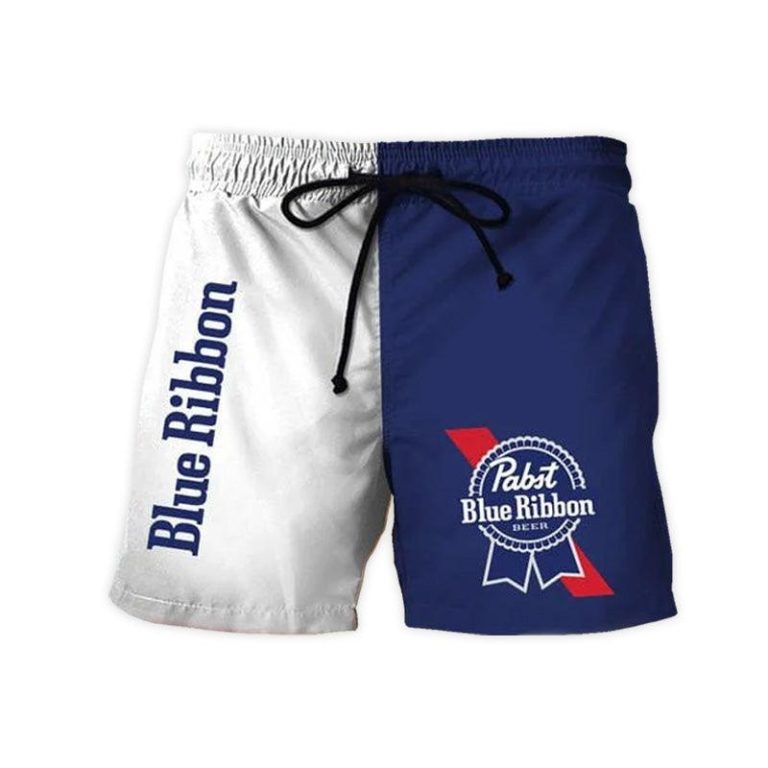 Pabst Blue Ribbon Swim Trunks