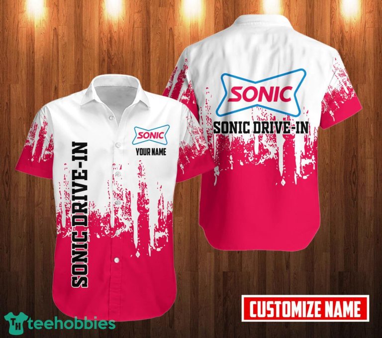 PERSONALIZED sonic drive-in Short Sleeve Hawaiian Shirt Custom Name