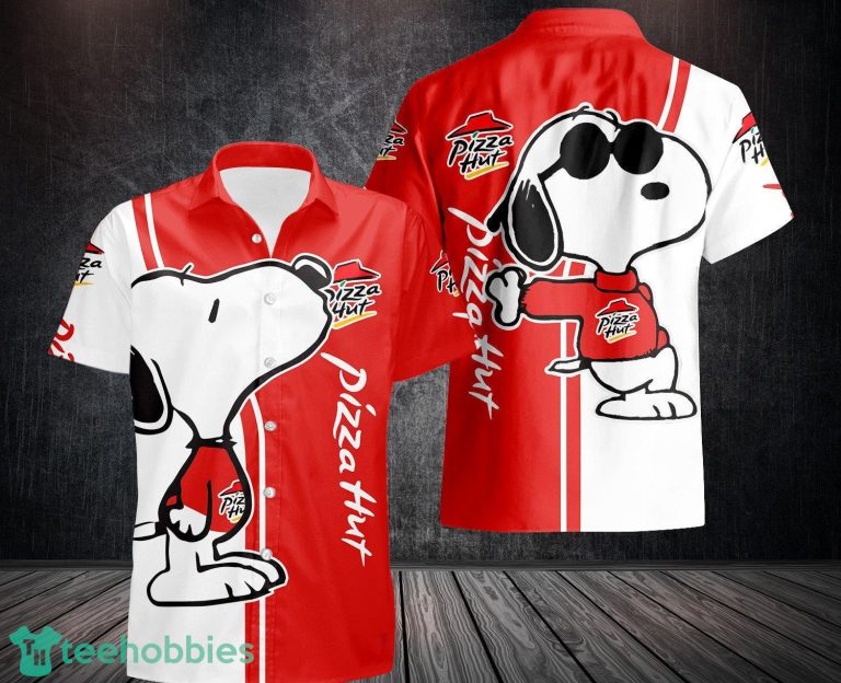 pizza hut Short Sleeve Hawaiian Shirt