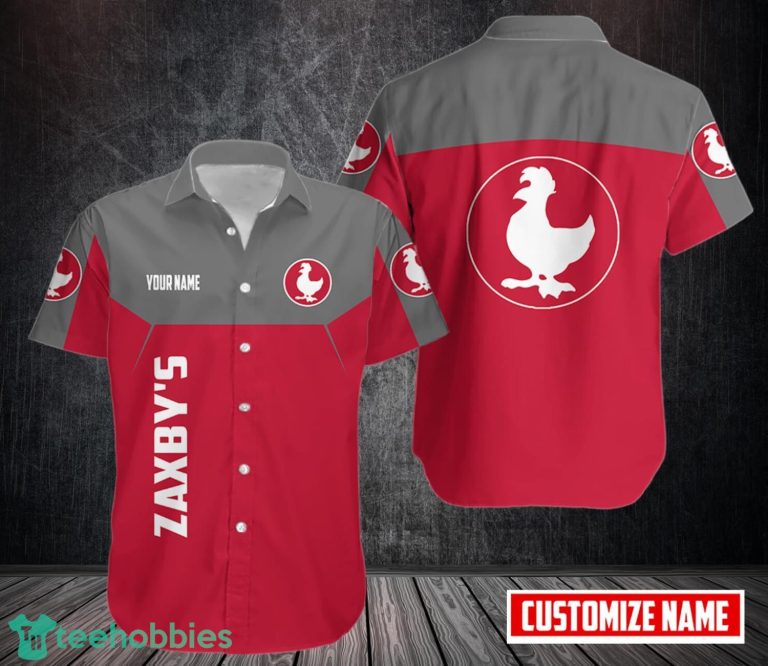 Zaxby's Short Sleeve Hawaiian Shirt Custom Name