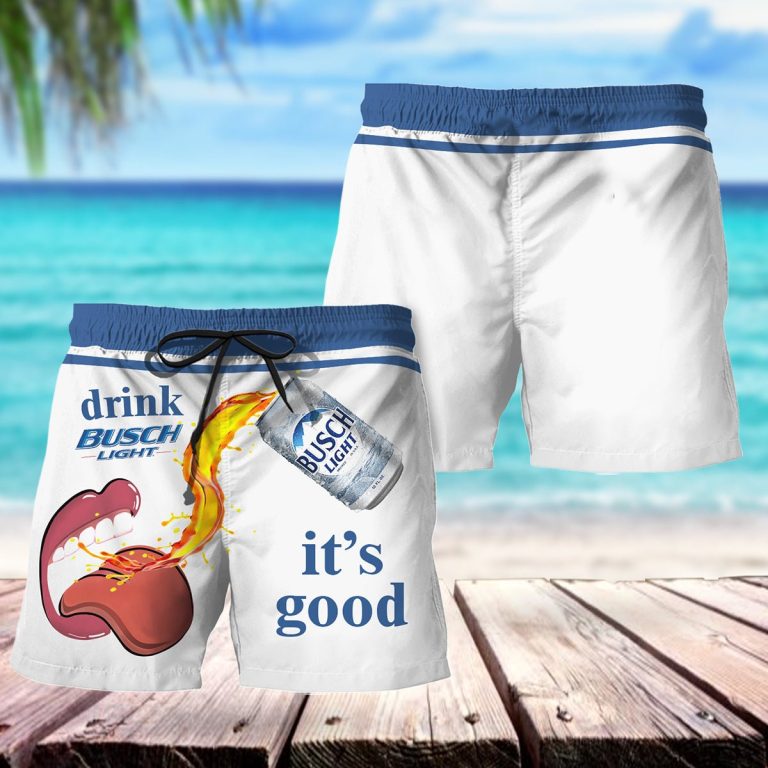Let's Drink Busch Light Swim Trunks