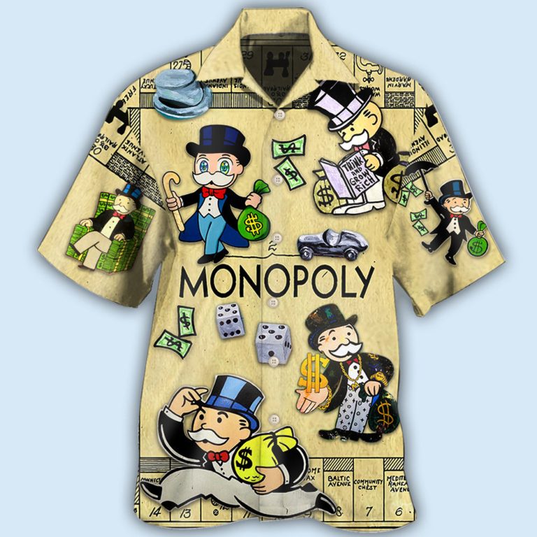Monopoly Style Hawaiian Shirt