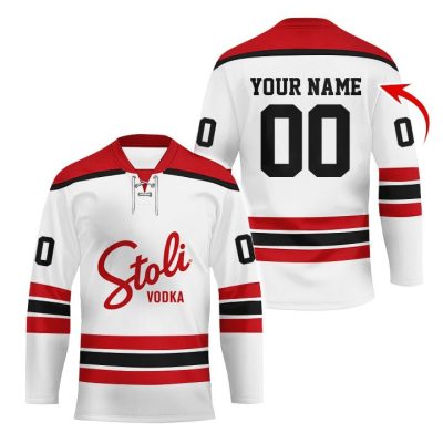 Personalized Stoli Color Stripe Hockey Jersey