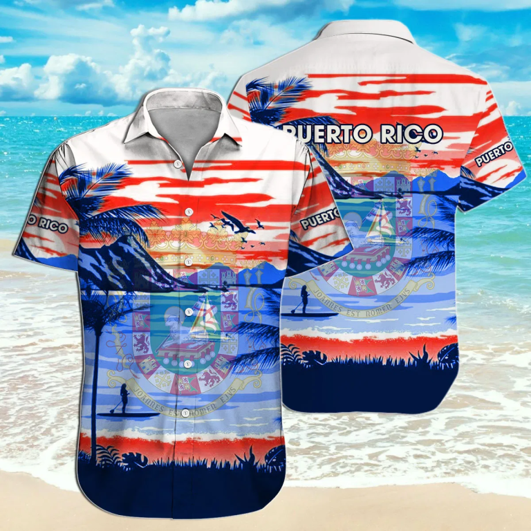 Puerto Rico Hawaiian Shirt