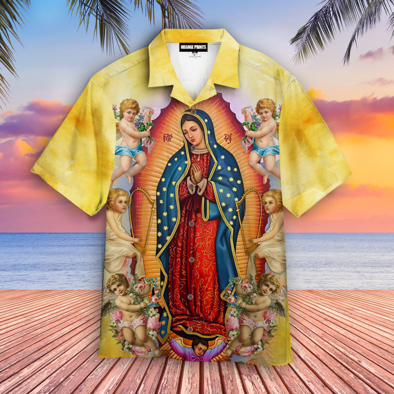Virgin Guadalupe Hawaiian Shirt