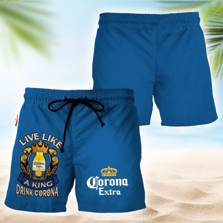 Corona Extra Blue Basic Swim Trunks