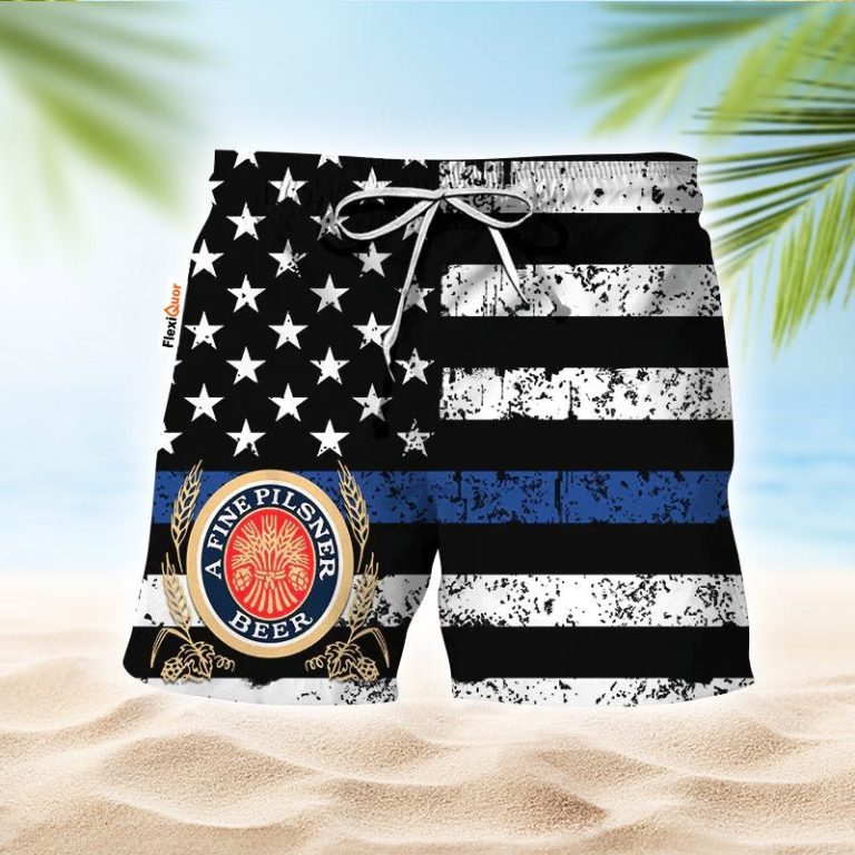 Lite USA Flag Swim Trunks