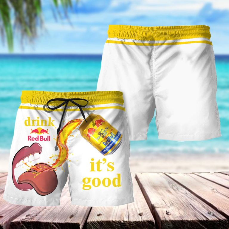 Drink Red Bull Swim Trunks