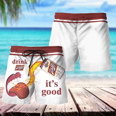 Drink Schlitz Beer Swim Trunks
